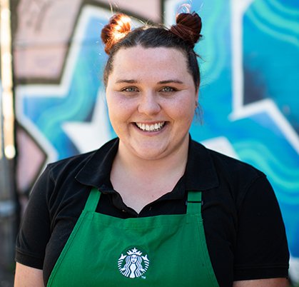 starbucks managers diverse apron joining iconic partners put join green when group who